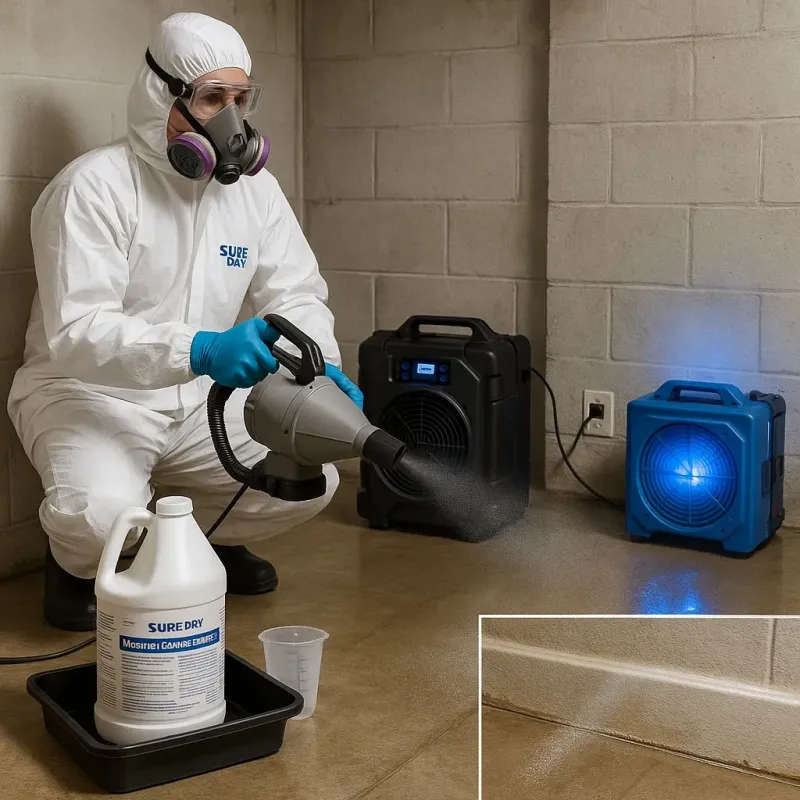 Sanitization and Odor Removal process in Pottsboro, TX