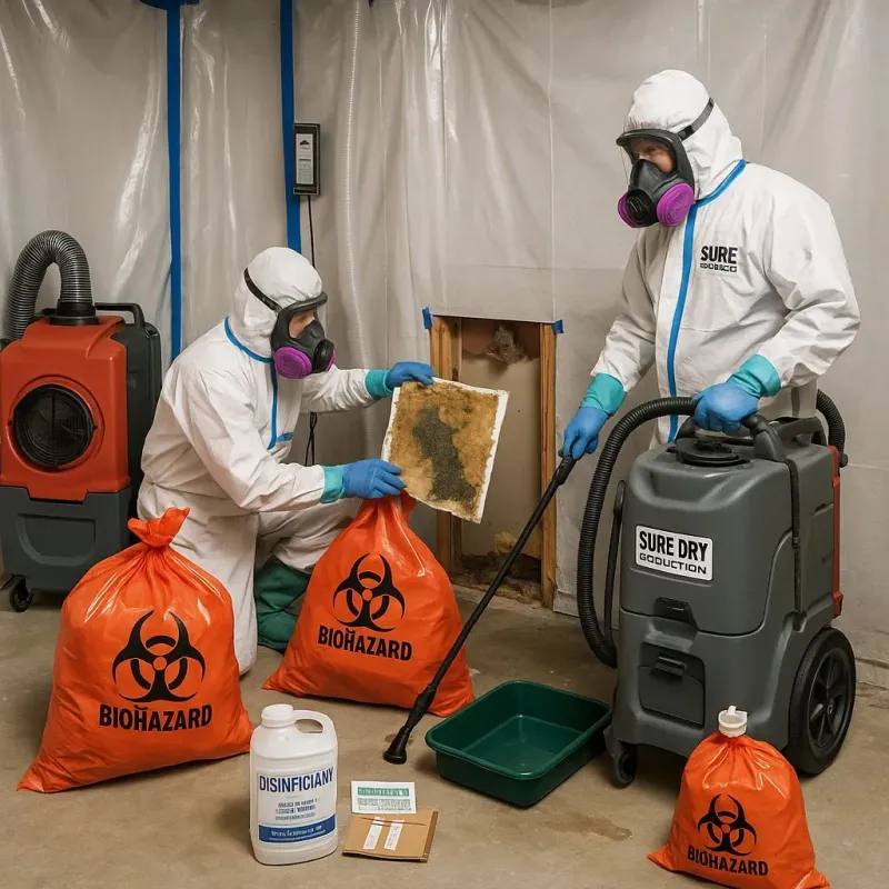 Contaminated Water Handling Protocols process in Pottsboro, TX