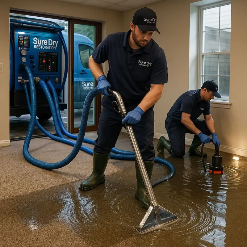 Water Extraction and Removal process in Pottsboro, TX